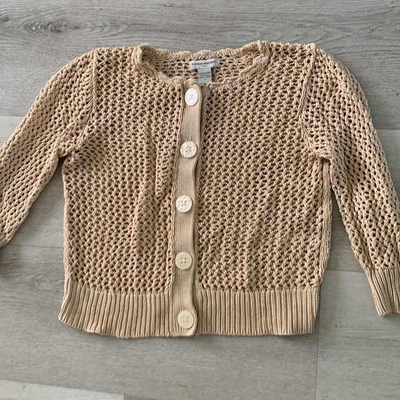 Banana Republic chunky knit‎ cardigan sweater crochet buttons up M y2k vintage - Picture 6 of 9